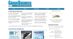 Desktop Screenshot of cargobusinessnews.com