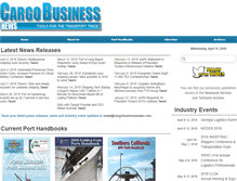 Tablet Screenshot of cargobusinessnews.com